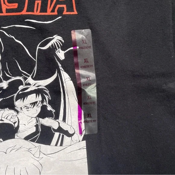 InuYasha Anime T Shirt 2009 Black White - Picture 5 of 8